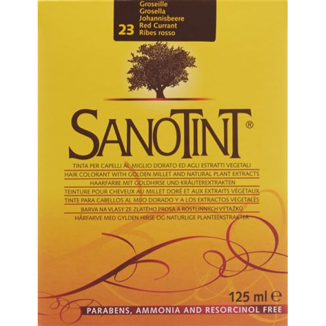 Sanotint боя за коса 23 червено френско грозде