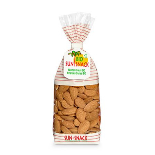 Snek Matahari Organik Almond Beg Organik Coklat 250 g