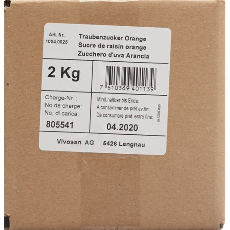 Vivosan Dekstrozės apelsinas 2 kg