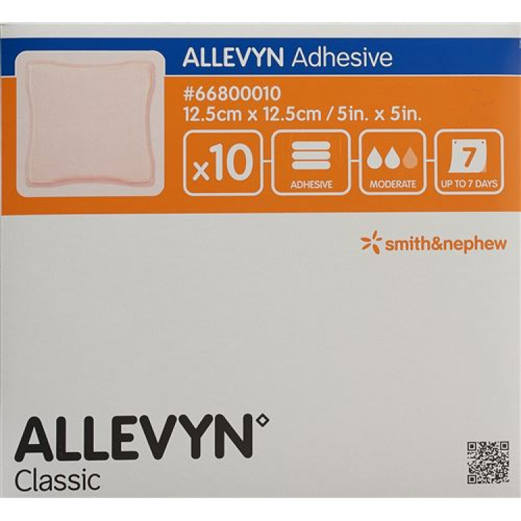 Medicazione adesiva Allevyn 12,5x12,5cm 10pz