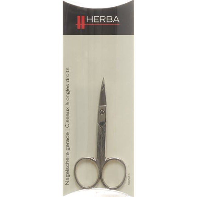 HERBA Nail Scissors 9cm Straight 5414