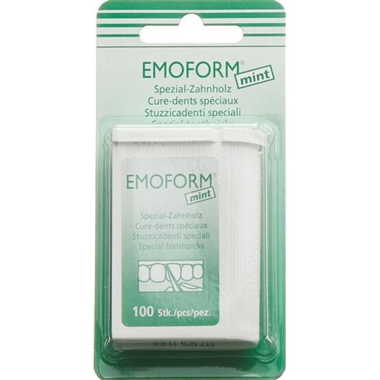 EMOFORM tandpetare mint 100 st