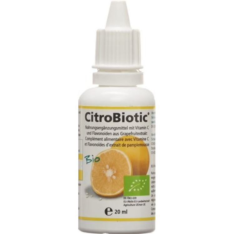 Citrobiotinis greipfrutų sėklų ekstraktas 20 ml Bio