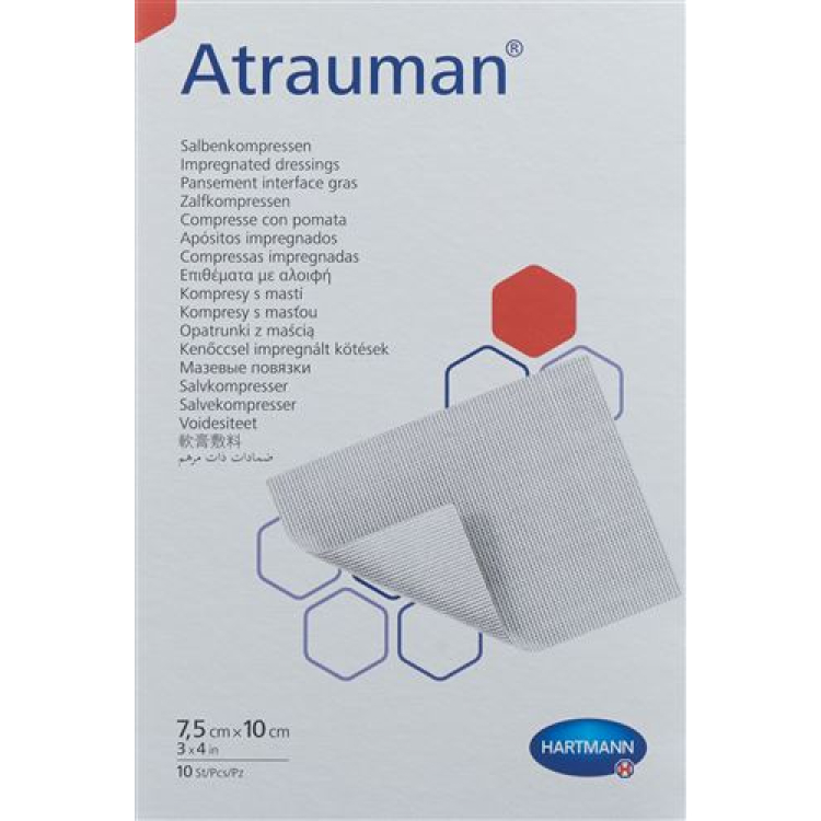 Atrauman тос 7.5x10см ариутгасан 10 ширхэг