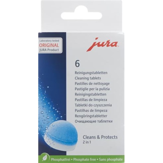 Jura 2-phase cleaning tablets 6 pcs