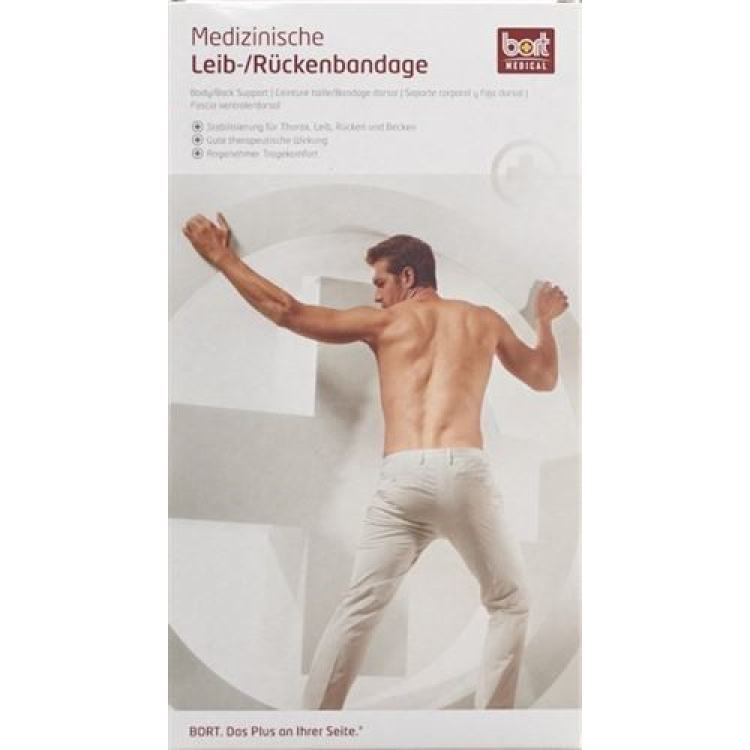 BORT hernia band S -89cm biela