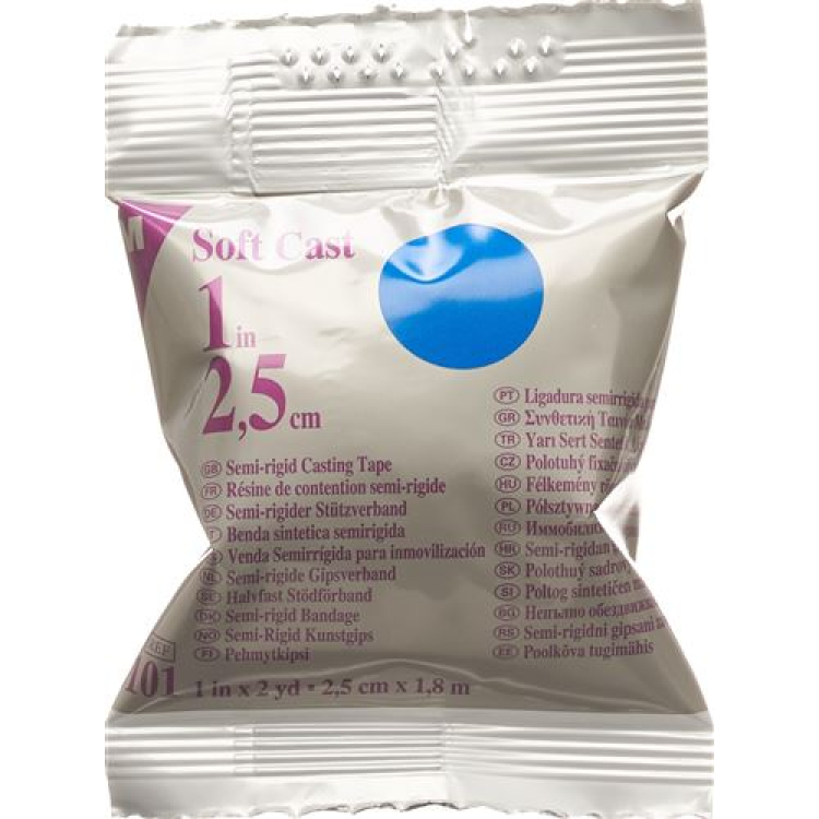 3M Scotchcast Softcast 2.5cmx1.8m آبی