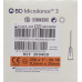 BD Microlance 3 teri osti ignasi 0,50x25 mm apelsin 100 dona