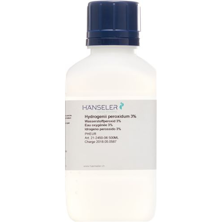 Hänseler Hydrogenii peroxidum 3 % PhEur 500 ml