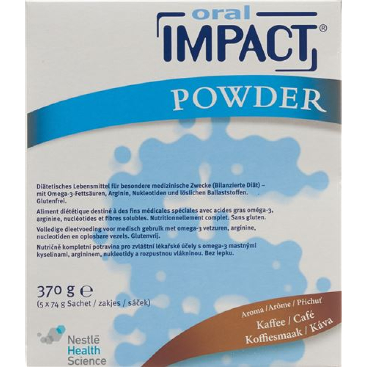 Impact Oral Immunonutrition PLV kávé 5 Btl 74 g