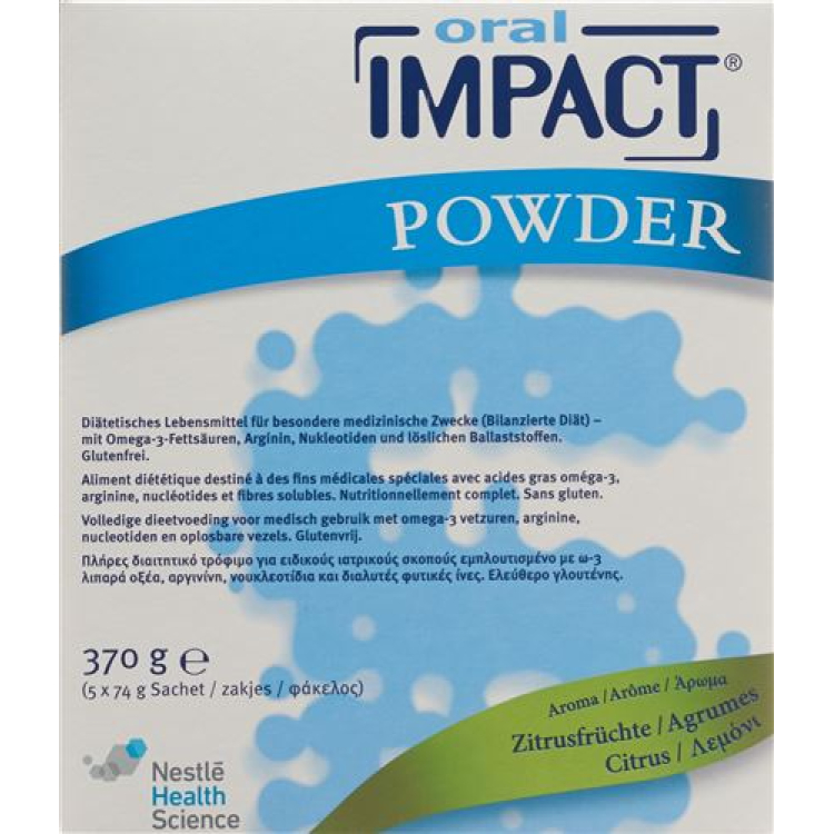 Impact Immunonutrition Orale PLV Agrumes 5 Btl 74 g