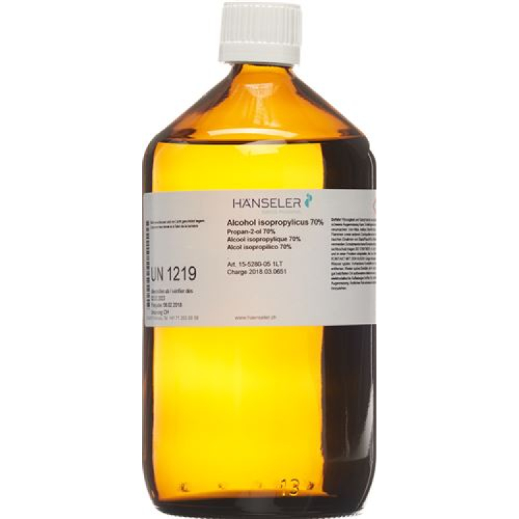 Hänseler Alcohol isopropylic 70% 1 lt