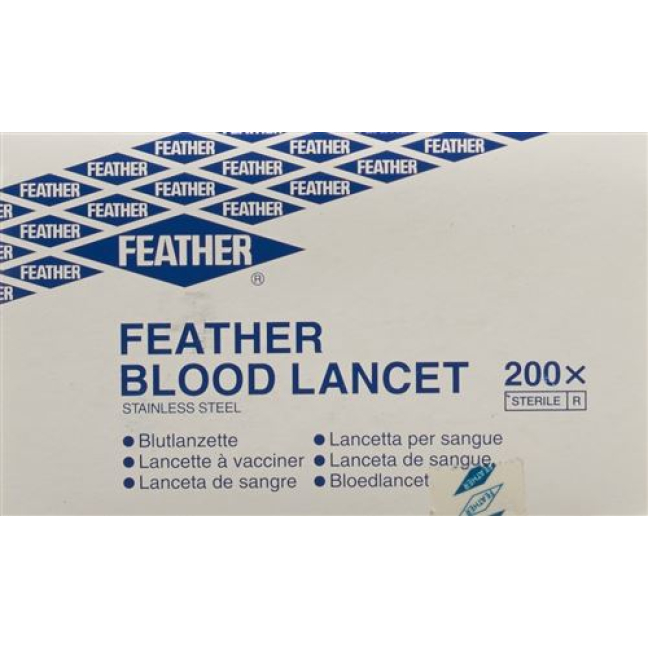 FEATHER 혈액 랜싯 멸균 200개