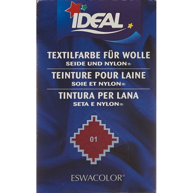 Ideal Wool Color Plv No01 raudona 30 g