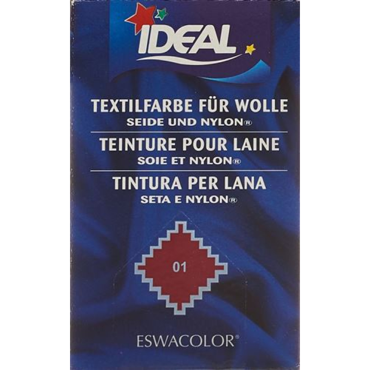 Ideal Wool Color Plv No01 piros 30 g