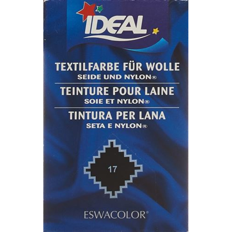 Ideal Wool Color PLV No17 svart 30 g