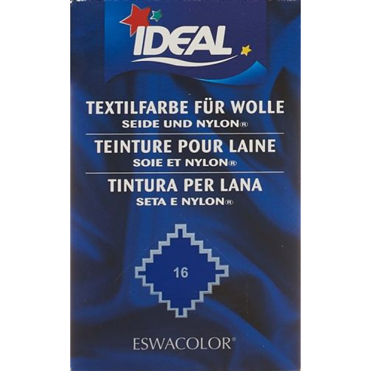 Ideal Wool Color PLV No16 mėlynasis frankas 30 g