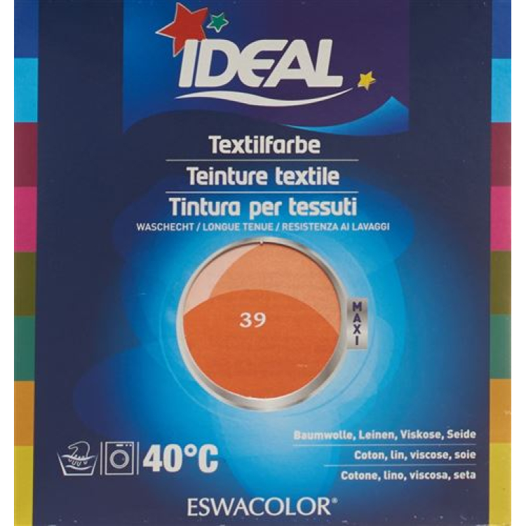 IDEAL MAXI Cotton Color No39 oranžna