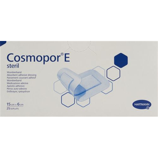Cosmopor E Quick Association 15cmx6cm stérile 25 pcs