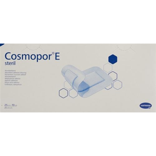 Cosmopor E Quick Association 25cmx10cm steril 25 adet