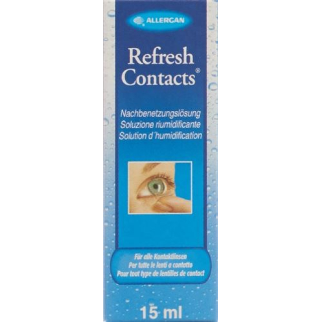 Refresh Contacts Roztwór po zwilżeniu butelka 15 ml