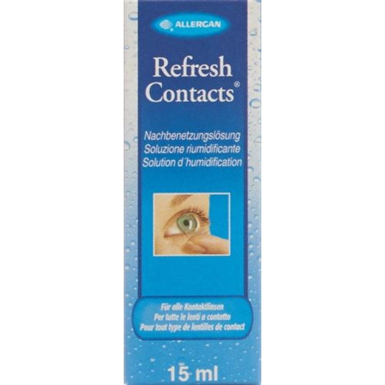 Refresh Contacts 습윤 후 용액 병 15ml