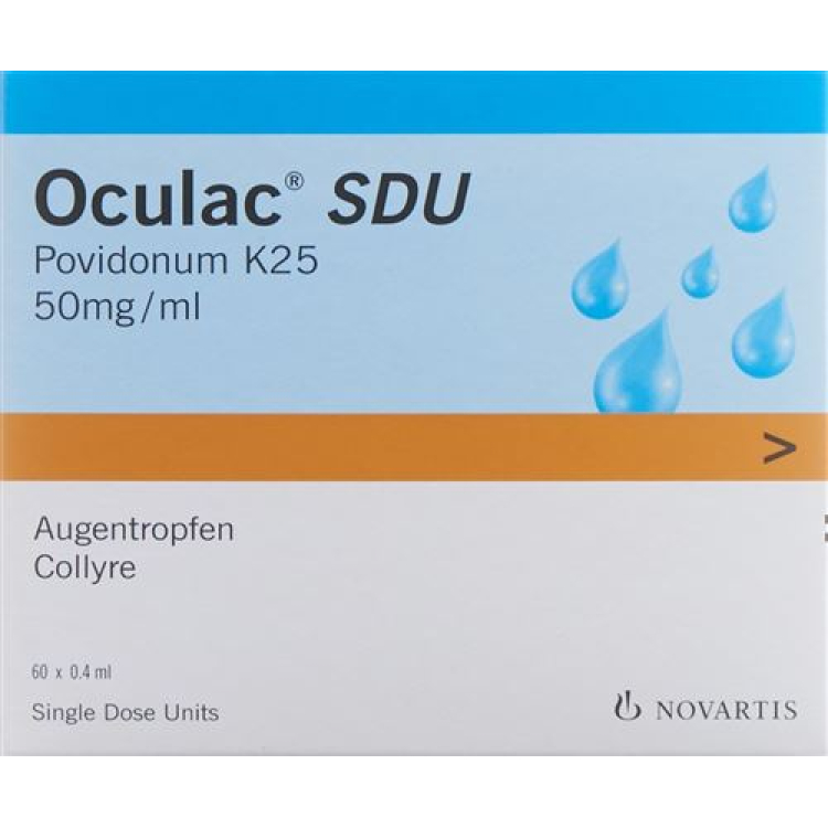 Oculac SDU eye drops 60 monodoseos 0.4 מ"ל