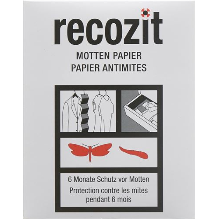 Recozit Mottenpapier 2 x 10 pcs