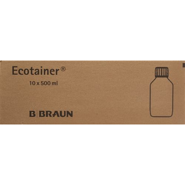 Aqua Brown 10 Rinse Solution Ecotainer 500ml