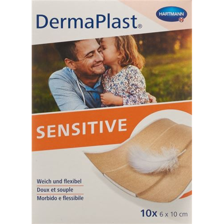 DermaPlast érzékeny Schnellverb hf 6x10cm 10 db