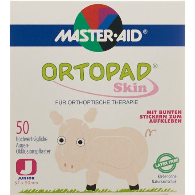 Ortopad Occlusionspflaster Junior Skin -2 ans 50 pièces