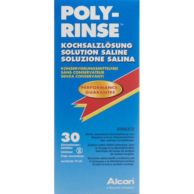 Polyrinse solution 30 x 15 ml