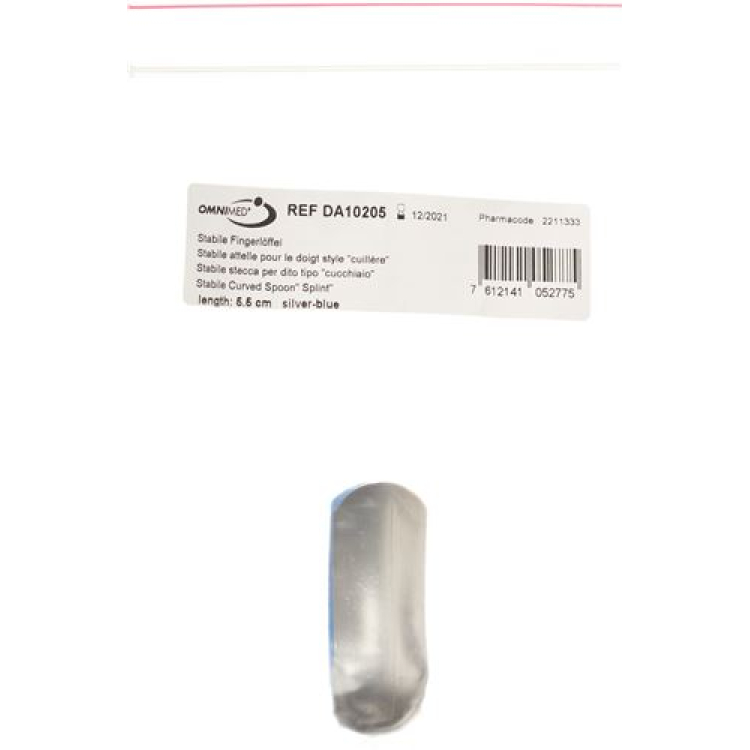 OMNIMED DALCO Fingerlöffel 5.5cm silber blau