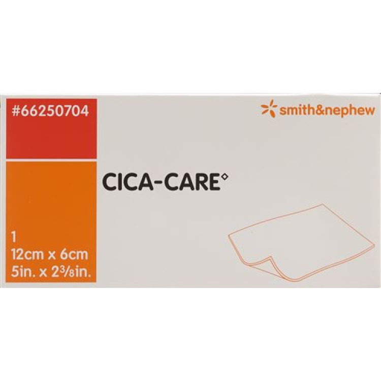 Cica-Care silicone gel dressing 6x12cm bag