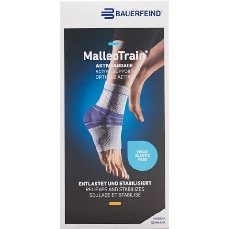 Suporte ativo MalleoTrain Gr4 titânio esquerdo