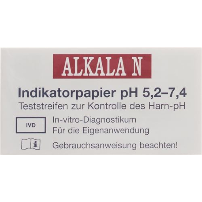 N Qələvi göstərici kağız pH 5.2-7.4