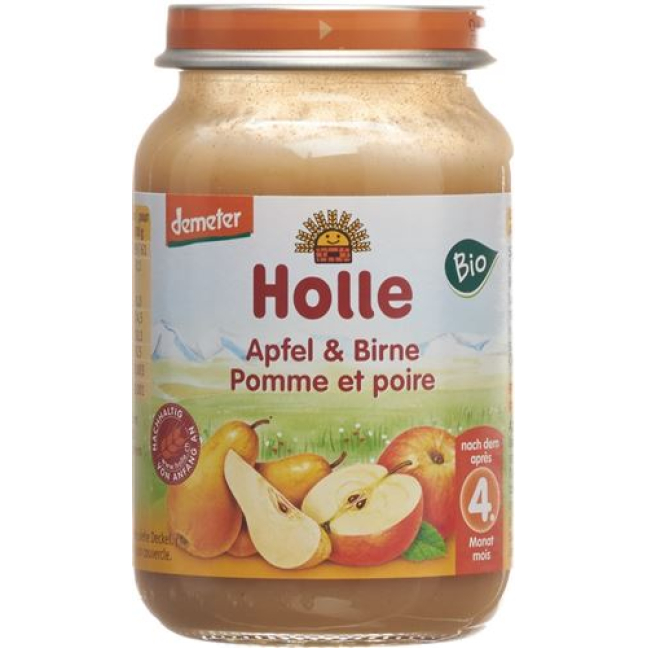 Holle apple & pear demeter organic 190 g
