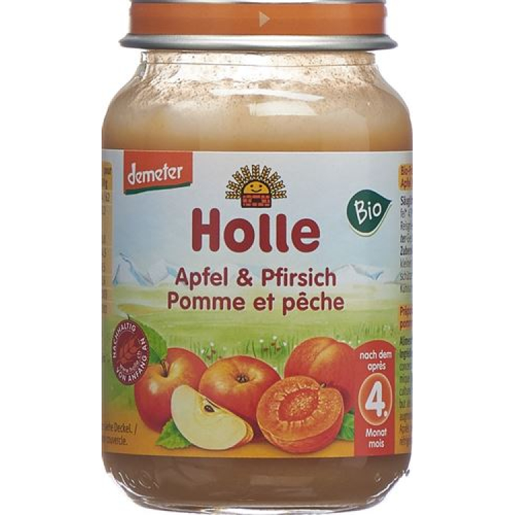 Holle Apple & Peach Demeter Organic 190 g