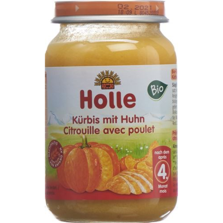 Zucca Holle con pollo demeter bio 190 g