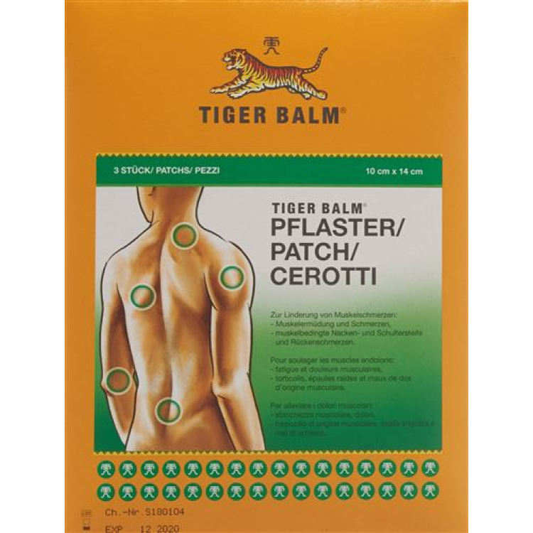 Tiger Balm Cày thuốc 10x14cm 3 cái