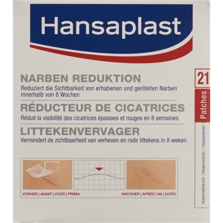 Elastoplast Riduttore Cicatrice 7x4cm 21 pz