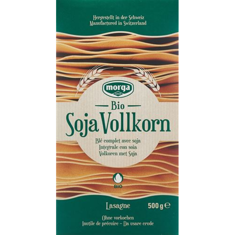 MORGA BIO SOJA Lasagne 500g