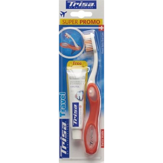 Trisa Travel Promo משחת שיניים חינם