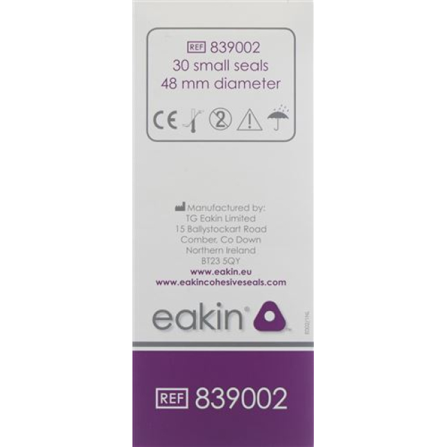 Eakin 粘性皮肤保护环 S 30 件