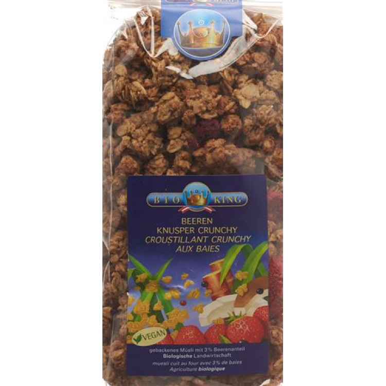 Bioking berries Crunchy Crunchy мюсли 375гр