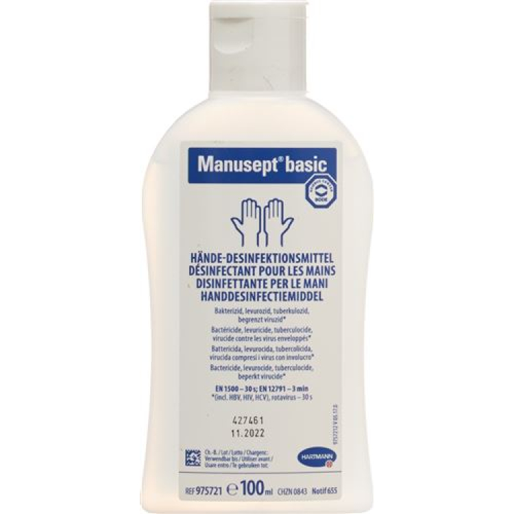 Manusept temel el dezenfeksiyon şişesi 100 ml