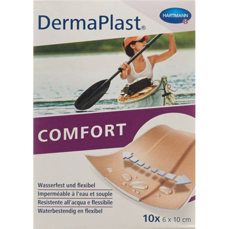 DermaPlast COMFORT Schnellverb 6cmx10cm 10 db