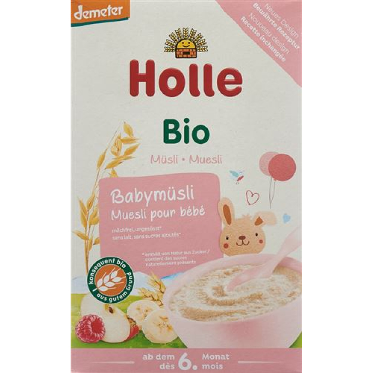 Holle մանկական սնունդ Babymüesli Bio 250 գ