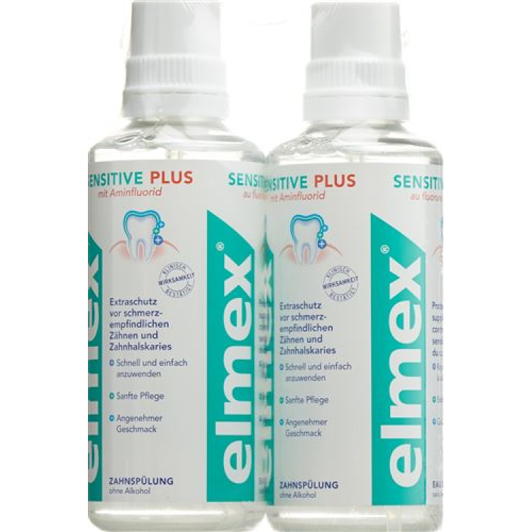 elmex SENSITIVE collutorio dentale Duo 2 x 400 ml