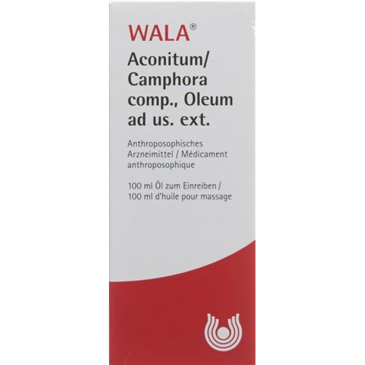 Wala Aconitum / Camphor 완제품. 오일 FL 100ml